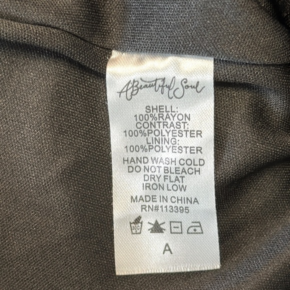 ARULA Black Boho Crochet and Lace Short Dress‎ with Bell Sleeves 1X - Picture 5 of 7